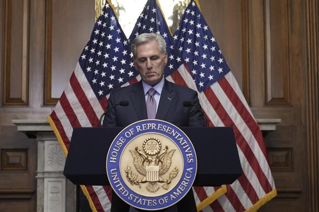 Kevin McCarthy was booted as House speaker two months ago. Now he's leaving Congress by year's end | iNFOnews.ca