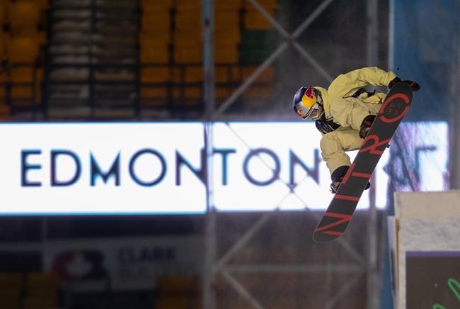 World Cup snowboarders buzzing over faster big air slope at Commonwealth Stadium | iNFOnews.ca