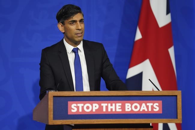 Facing a Conservative revolt, UK leader Sunak says judges won't stop him sending migrants to Rwanda | iNFOnews.ca Facing a Conservative revolt, UK leader Sunak says judges won't stop him sending migrants to Rwanda | iNFOnews.ca
