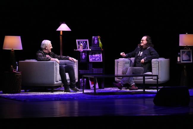 Rush's Alex Lifeson joins Geddy Lee at Toronto book tour stop to share memories | iNFOnews.ca