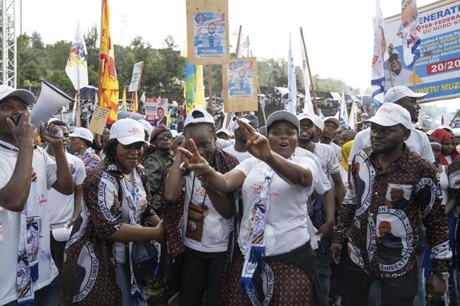 Congo's president makes campaign stop near conflict zone and blasts Rwanda for backing rebels | iNFOnews.ca Congo's president makes campaign stop near conflict zone and blasts Rwanda for backing rebels | iNFOnews.ca