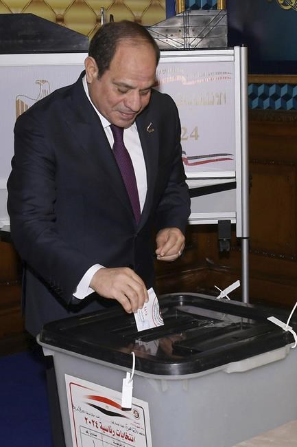 Egyptians vote on second day of an election that's sure to see President Abdel Fattah el-Sissi win | iNFOnews.ca
