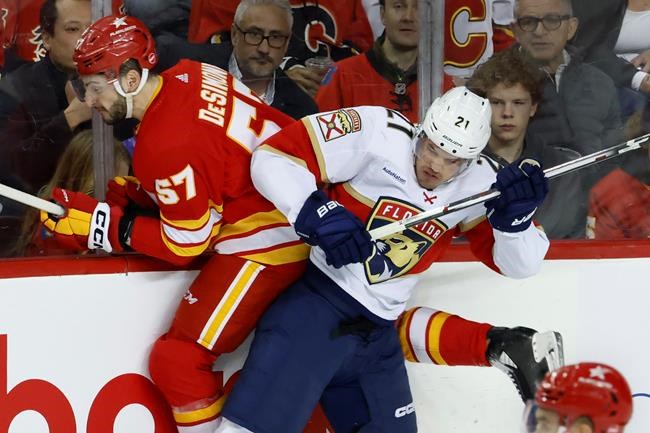 Short-handed goals lift Flames past Panthers 3-1 | iNFOnews.ca