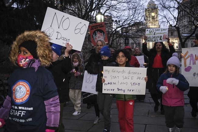 Migrant families rally for end to New York’s new 60-day limits on shelter stays | iNFOnews.ca Migrant families rally for end to New York’s new 60-day limits on shelter stays | iNFOnews.ca