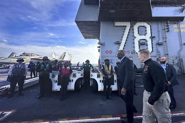The USS Gerald R. Ford aircraft carrier is returning home after extended deployment defending Israel | iNFOnews.ca