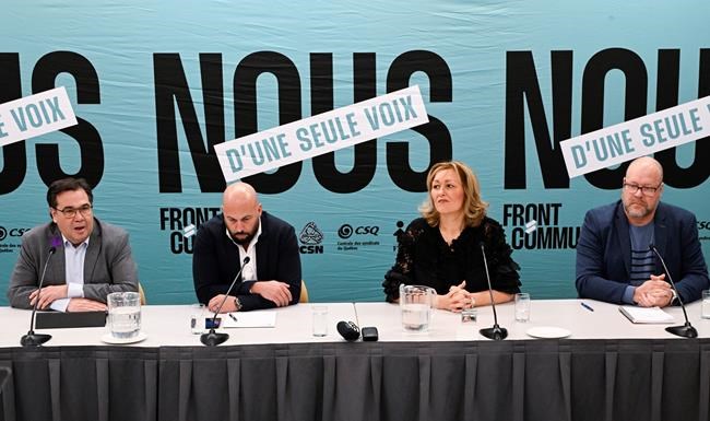 Quebec labour unions threaten unlimited strike in new year if no deal is reached | iNFOnews.ca