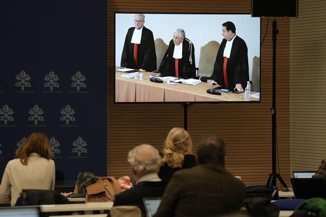 Vatican prosecutor appeals verdict that largely dismantled his fraud case but convicted cardinal | iNFOnews.ca