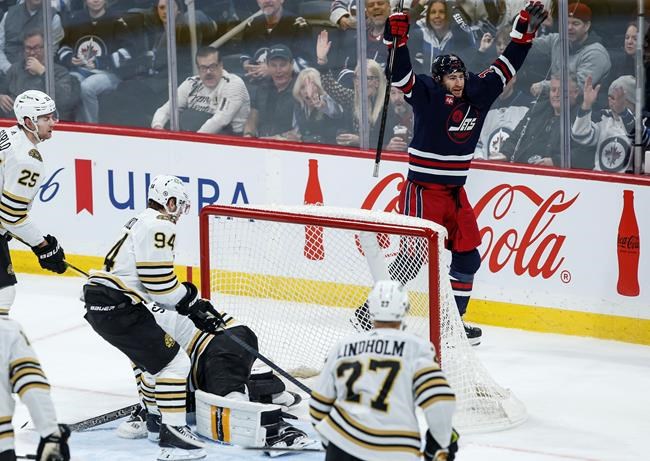 Nino Niederreiter's three-point night paces Jets to 5-1 win over Bruins | iNFOnews.ca Nino Niederreiter's three-point night paces Jets to 5-1 win over Bruins | iNFOnews.ca