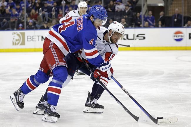 K’Andre Miller scores twice to lift Rangers over Capitals 5-1 | iNFOnews.ca