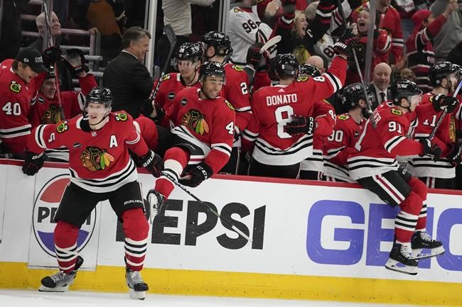 Connor Bedard scores 1st overtime goal, powers Blackhawks past Jets 2-1 | iNFOnews.ca Connor Bedard scores 1st overtime goal, powers Blackhawks past Jets 2-1 | iNFOnews.ca