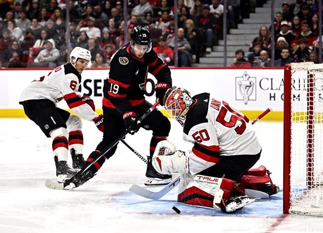 Jesper Bratt powers Devils past Senators 6-2; New Jersey wins third straight | iNFOnews.ca Jesper Bratt powers Devils past Senators 6-2; New Jersey wins third straight | iNFOnews.ca