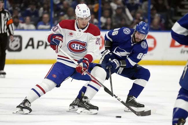 Lightning edge Canadiens 4-3 as de Haan ends 46-game goal drought | iNFOnews.ca Lightning edge Canadiens 4-3 as de Haan ends 46-game goal drought | iNFOnews.ca