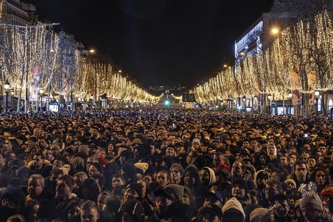 Olympic host country France sees less New Year's Eve disorder as it celebrates 2024's arrival | iNFOnews.ca
