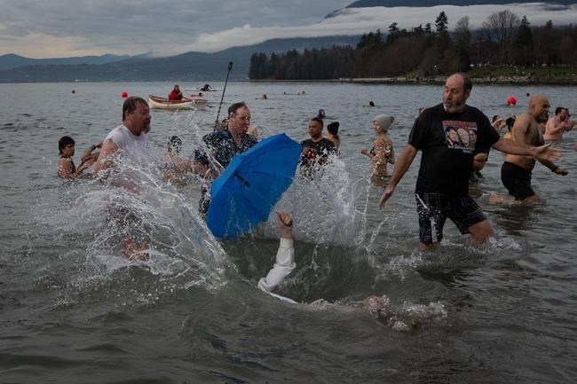 Canadians across country celebrate New Year's Day with polar bear swims | iNFOnews.ca
