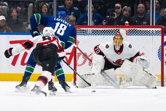 Canucks jump on Senators early, net 6-3 win | iNFOnews.ca Canucks jump on Senators early, net 6-3 win | iNFOnews.ca