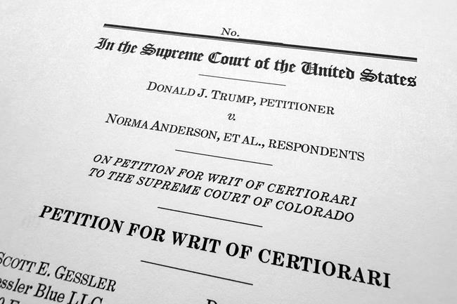 The Supreme Court will decide if Donald Trump can be kept off 2024 presidential ballots | iNFOnews.ca The Supreme Court will decide if Donald Trump can be kept off 2024 presidential ballots | iNFOnews.ca