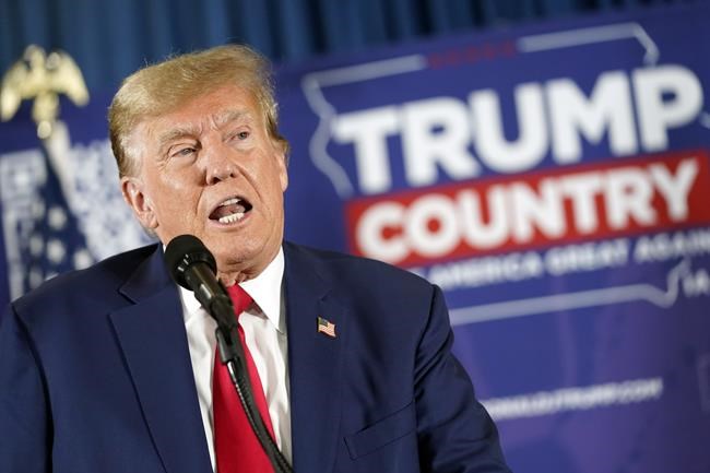 Trump returns to Iowa 10 days before the caucuses with a commanding lead over the Republican field | iNFOnews.ca