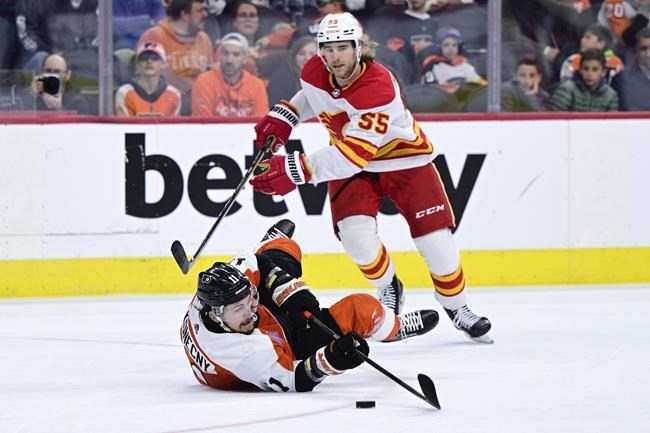 Travis Konecny scores short-handed goal as Philadelphia Flyers top the Calgary Flames 3-2 | iNFOnews.ca