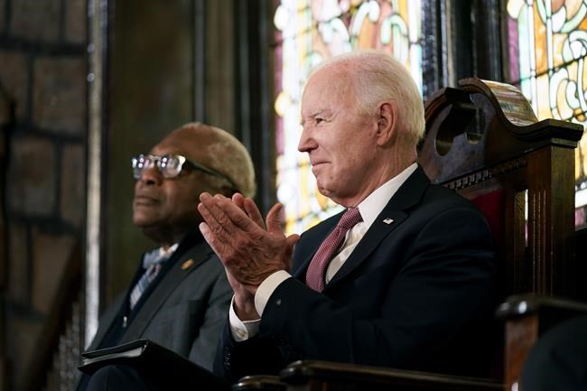 Biden condemns white supremacy in a campaign speech at a church where Black people were killed | iNFOnews.ca