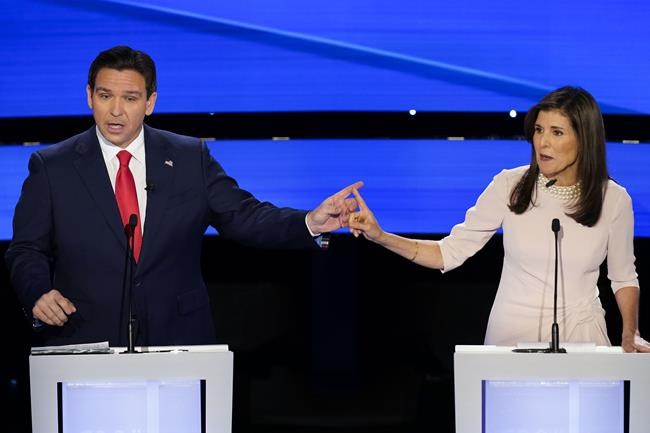 DeSantis and Haley jockey for second without Trump and other takeaways from Iowa GOP debate | iNFOnews.ca