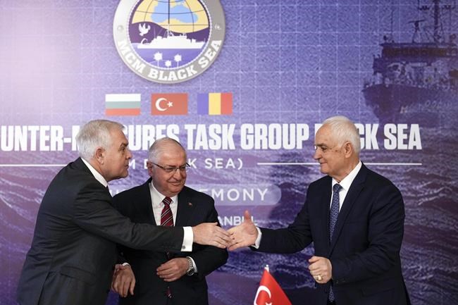 Turkey, Bulgaria and Romania sign a deal to tackle Black Sea mines | iNFOnews.ca Turkey, Bulgaria and Romania sign a deal to tackle Black Sea mines | iNFOnews.ca