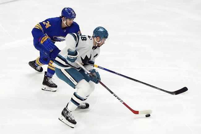 Luukkonen gets his second shutout of the season, Sabres beat Sharks 3-0 | iNFOnews.ca