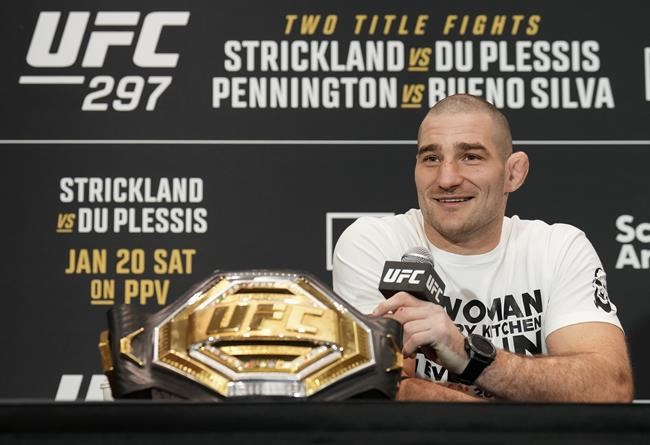 UFC champion Sean Strickland comes as advertised — R-rated and with no self-edit | iNFOnews.ca