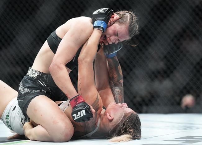 Canada's Jasmine Jasudavicius dominates Zombie Girl in UFC 297 undercard win | iNFOnews.ca Canada's Jasmine Jasudavicius dominates Zombie Girl in UFC 297 undercard win | iNFOnews.ca