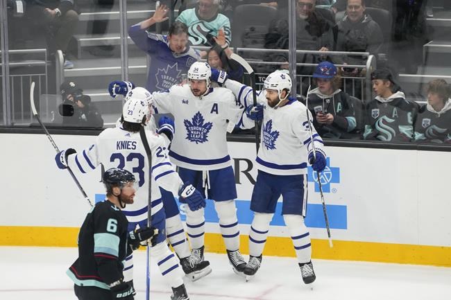 Matthews scores his 38th as Maple Leafs edge Kraken 3-1 | iNFOnews.ca Matthews scores his 38th as Maple Leafs edge Kraken 3-1 | iNFOnews.ca
