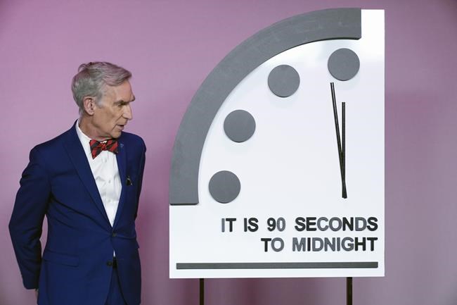 'Doomsday Clock' signals existential threats of nuclear war, climate disasters and AI | iNFOnews.ca 'Doomsday Clock' signals existential threats of nuclear war, climate disasters and AI | iNFOnews.ca
