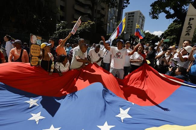 Dueling political factions demonstrate in Venezuela's capital as presidential election race heats up | iNFOnews.ca