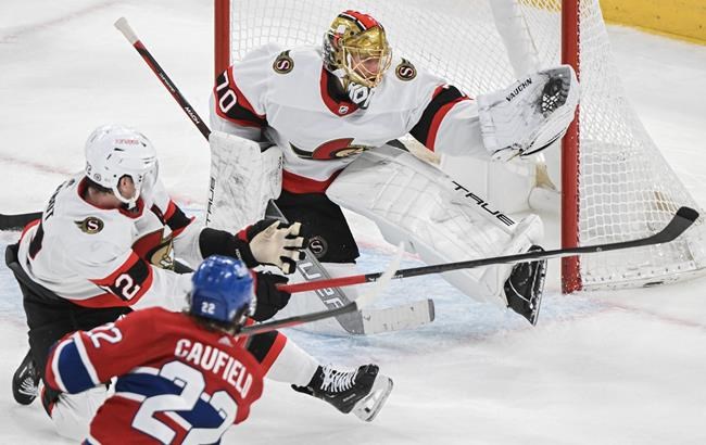 Pinto scores first of season, Senators beat Canadiens 4-1 to go 2-0 on Moms' Trip | iNFOnews.ca