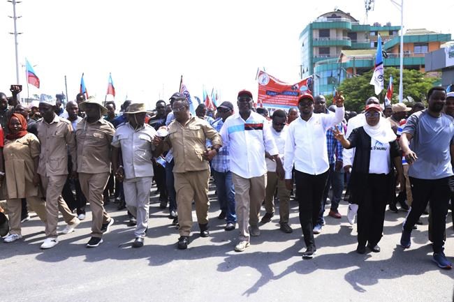 Tanzania's main opposition party holds first major protest in several years, after ban was lifted | iNFOnews.ca