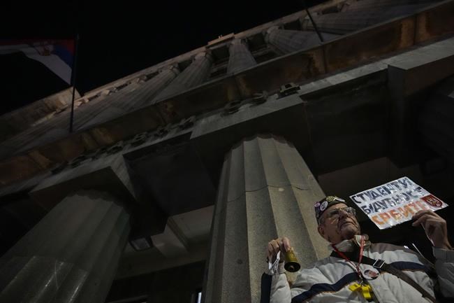 Protesters gather outside a top Serbian court to demand that a disputed election be annulled | iNFOnews.ca