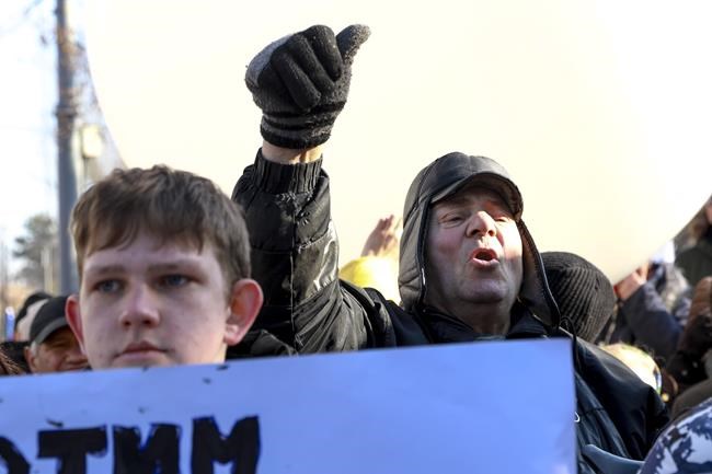 Thousands from Russia-friendly party join anti-government protest in Moldova's capital | iNFOnews.ca Thousands from Russia-friendly party join anti-government protest in Moldova's capital | iNFOnews.ca