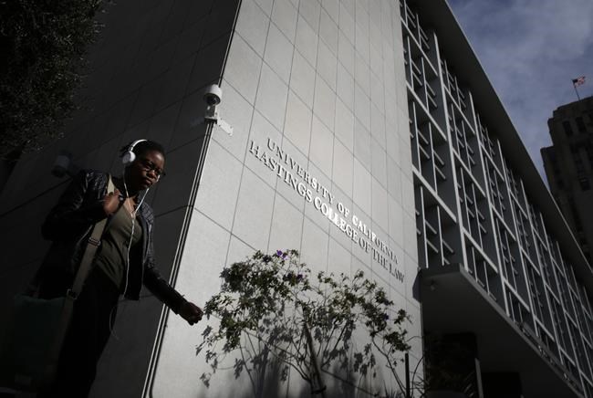 Judge dismisses lawsuit challenging name change for California's former Hastings law school | iNFOnews.ca Judge dismisses lawsuit challenging name change for California's former Hastings law school | iNFOnews.ca