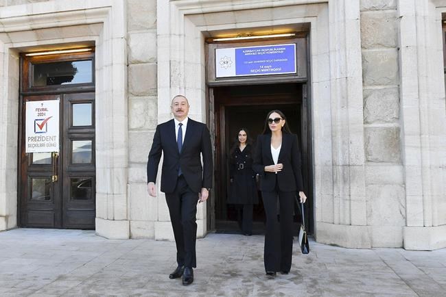 Azerbaijan's Aliyev officially wins by a landslide in an election that monitors say was restrictive | iNFOnews.ca Azerbaijan's Aliyev officially wins by a landslide in an election that monitors say was restrictive | iNFOnews.ca