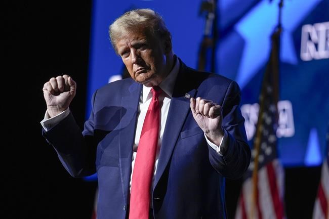 Trump tells NRA members 'no one will lay a finger on your firearms' if he returns to the White House | iNFOnews.ca Trump tells NRA members 'no one will lay a finger on your firearms' if he returns to the White House | iNFOnews.ca