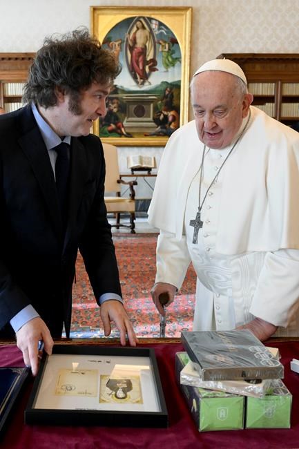 After rough start, pope and Argentina's Milei meet amid speculation Francis might finally go home | iNFOnews.ca