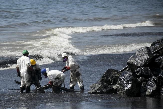 Oil spill near Trinidad and Tobago blamed on barge being tugged to Guyana, officials say | iNFOnews.ca
