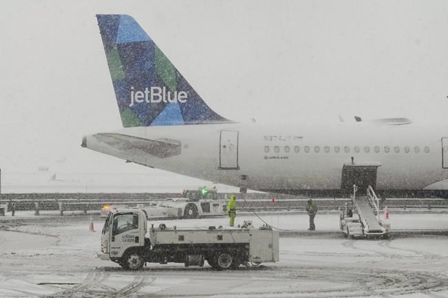 Winter storm hits Northeast, causing difficult driving, closed schools and canceled flights | iNFOnews.ca