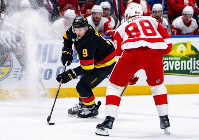 Lindholm, Canucks extend winning streak to three games with 4-1 win over Red Wings | iNFOnews.ca