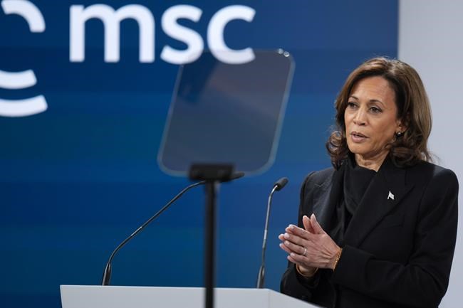 Harris repudiates Trump worldview and says the US won't back down on Ukraine's defense | iNFOnews.ca Harris repudiates Trump worldview and says the US won't back down on Ukraine's defense | iNFOnews.ca