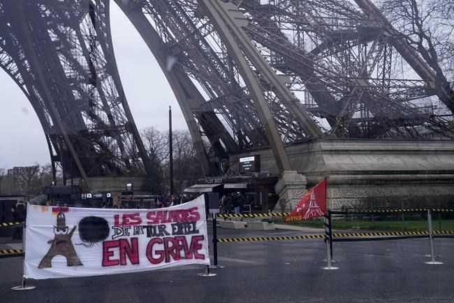 Strike at the Eiffel Tower closes one of the world's most popular monuments to visitors | iNFOnews.ca