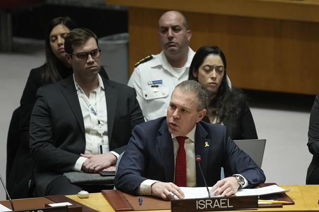 The US vetoes an Arab-backed UN resolution demanding an immediate humanitarian cease-fire in Gaza | iNFOnews.ca