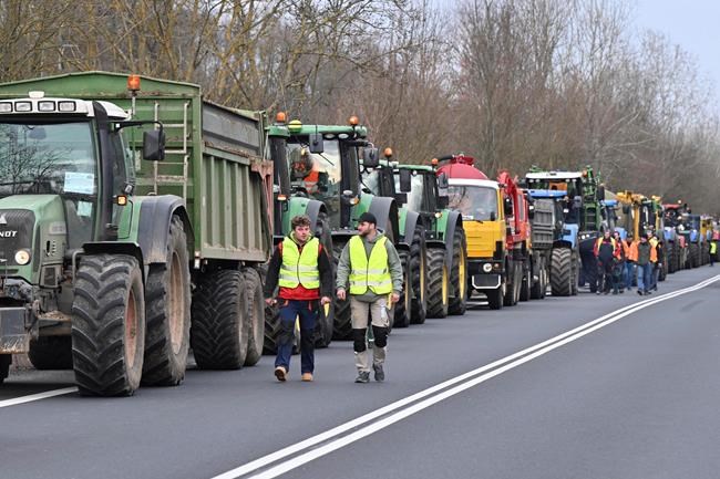 Farmers from 10 EU countries join forces - and tractors - to protest agricultural policies | iNFOnews.ca