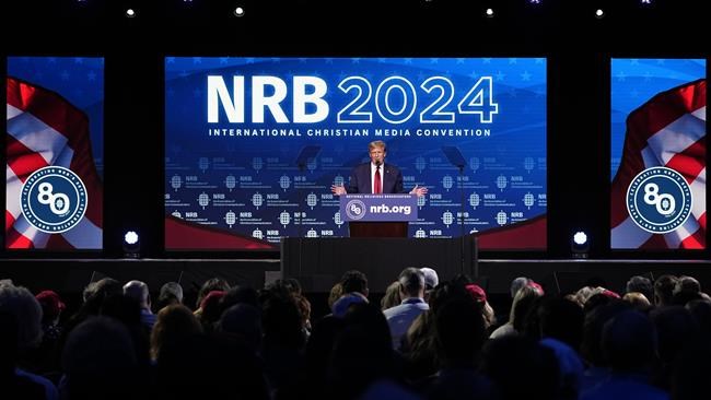 Trump tells religious broadcasters he'll defend Christianity against perceived threats from the left | iNFOnews.ca Trump tells religious broadcasters he'll defend Christianity against perceived threats from the left | iNFOnews.ca