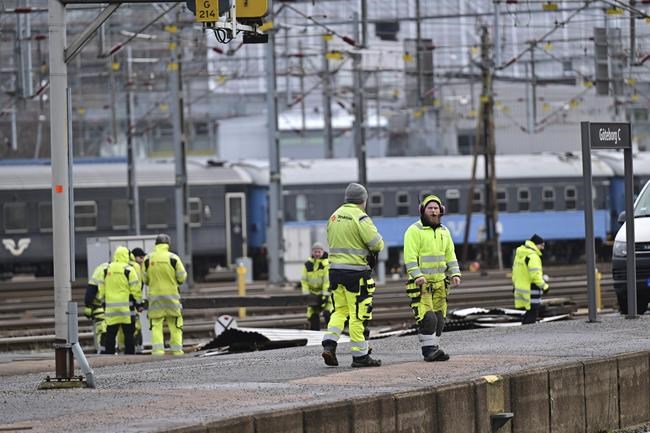 Scandinavian storm tears a roof off a Swedish train station and leaves ferries idle but no one hurt | iNFOnews.ca