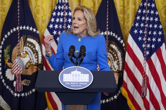 First lady Jill Biden implores an 'often mired in gridlock' Congress to follow governors' lead | iNFOnews.ca