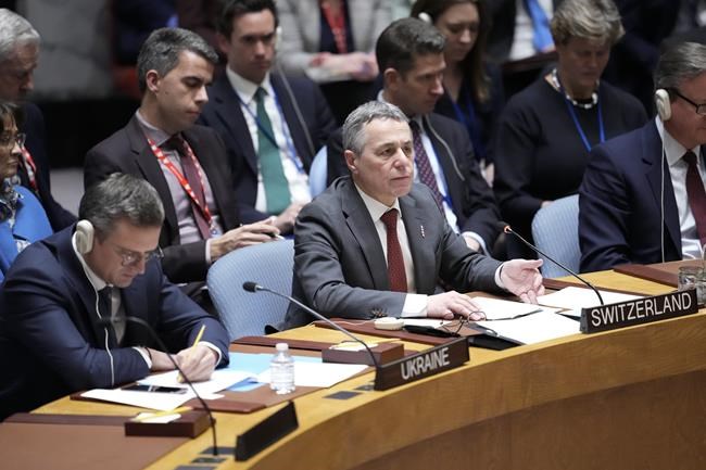 Ukraine's top diplomat tells skeptics at the UN that his country will win the war | iNFOnews.ca